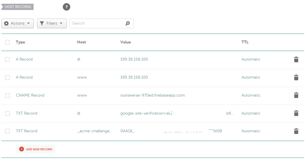 Advanced DNS Config